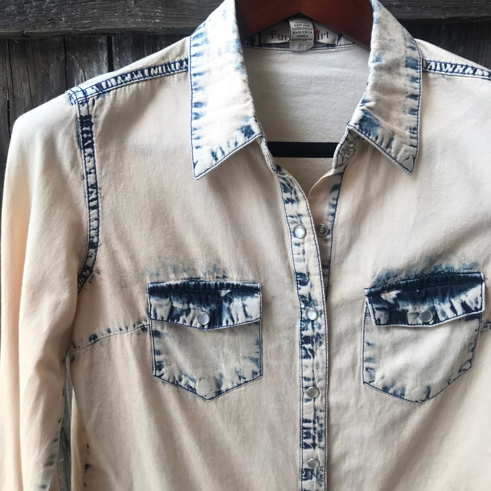 Fun & Flirt Snap Shirt Jr M